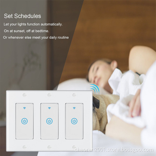 US New WiFi ZigBee Smart Wall Switch